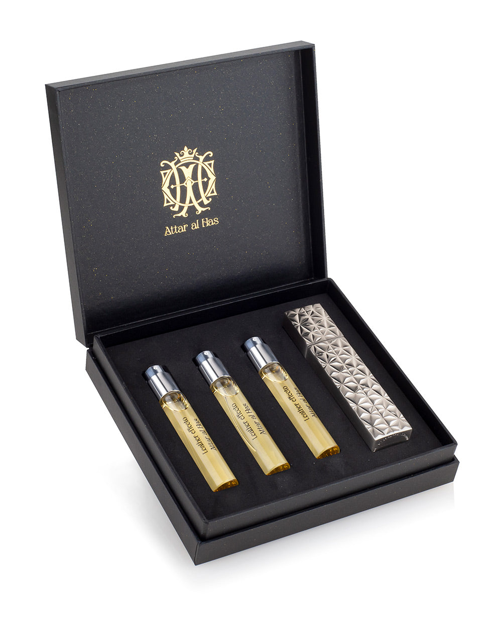 Elevate Your Journey with Leather Effecto Travel Set by Attar Al Has