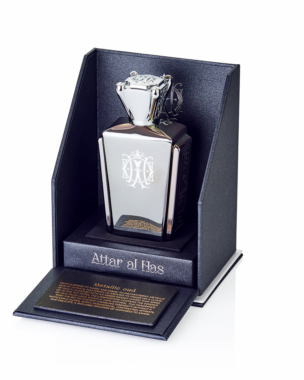 Experience the Magical Elegance of Metallic Oud by Attar Al Has